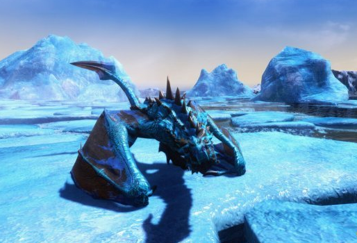 上古卷軸5天際可變身冰龍隨從MOD 綠色版 0