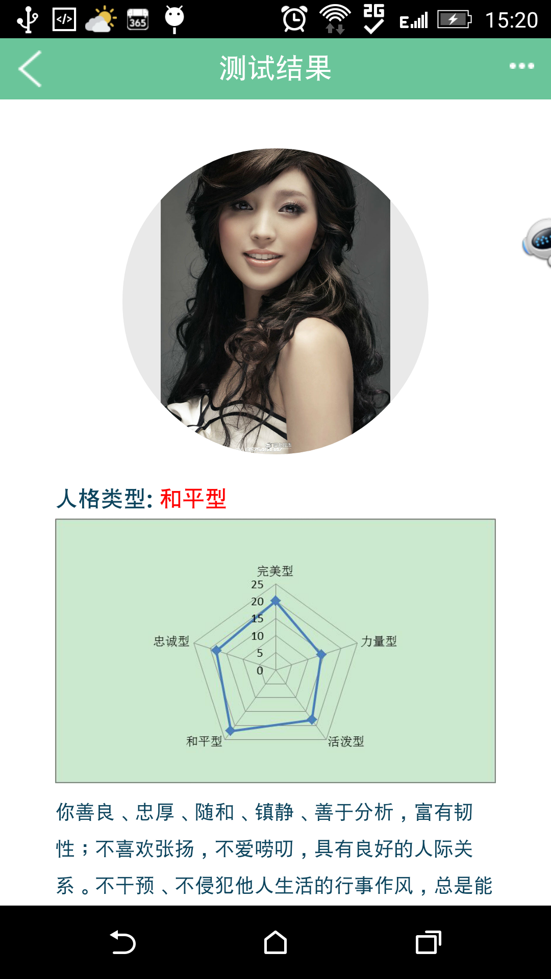 職業(yè)性格測評(píng) v1.0 安卓版 1