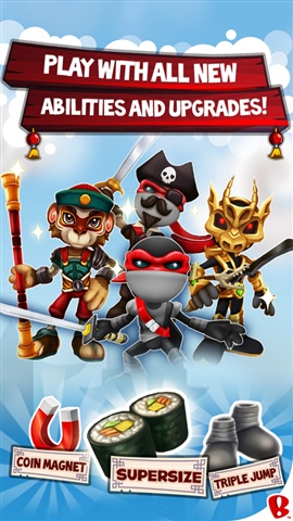 忍者跳躍屋頂狂奔 v1.1.0 安卓版 0