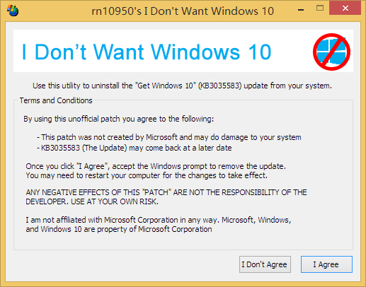 win10升級通知關閉工具 v2.0 官方版 0