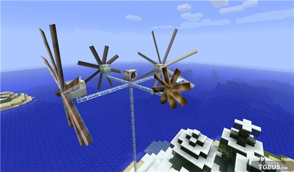 我的世界高級風電陣列mod v1.0 綠色版 0
