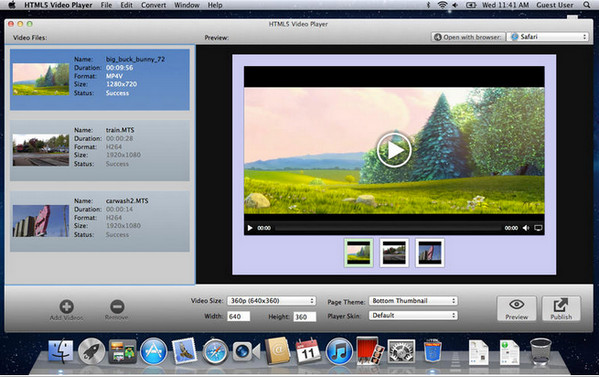 HTML5 Video Player for mac v1.0 蘋果電腦版 0