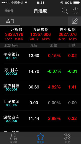 股神訓(xùn)練營(yíng)(模擬炒股) V1.5.0 蘋果手機(jī)版 0
