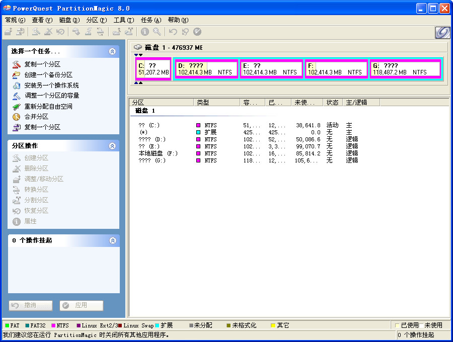pqmagic(分區(qū)魔法師) V8.0 中文版 0