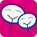 泡泡兔字母動(dòng)物卡(purple pink a to animals)