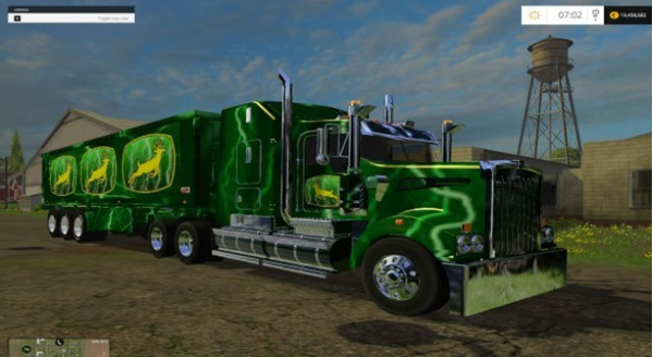 模擬農(nóng)場15碧綠重卡MOD