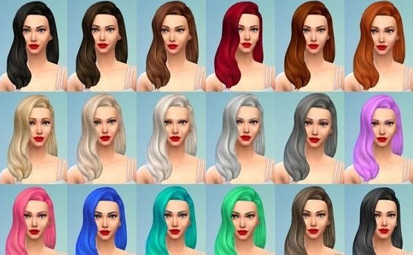 模擬人生4古典波浪發(fā)型MOD  0