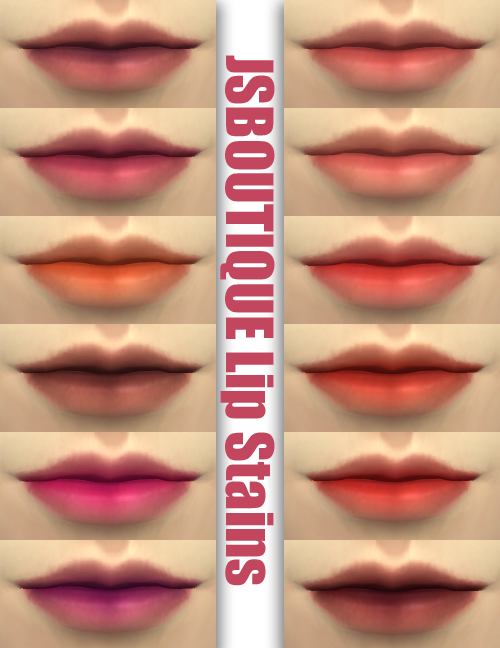 模擬人生4十二款優(yōu)質(zhì)唇彩mod  0