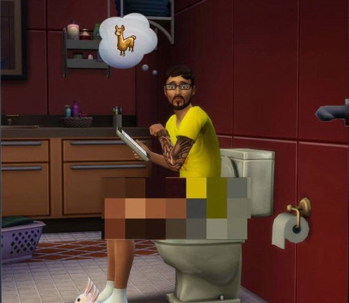 模擬人生4隨地噓噓mod  0