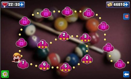 臺球消消樂內(nèi)購修改版 v1.0 安卓無限金幣版 1