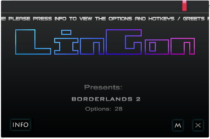 無主之地2二十八項修改器 v1.8 LinGon版 0