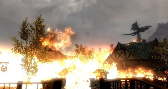 上古卷軸5真實(shí)物理特性冰與火MOD