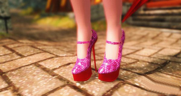 上古卷轴5性感宝石高跟鞋mod