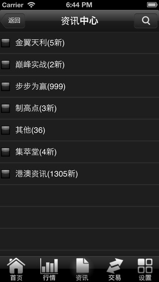 中信金通金翼手機證券iphone版1