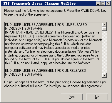 framework卸載軟件包