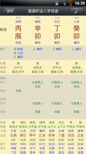 溜溜好運八字排盤軟件 v4.0.1 安卓版 0
