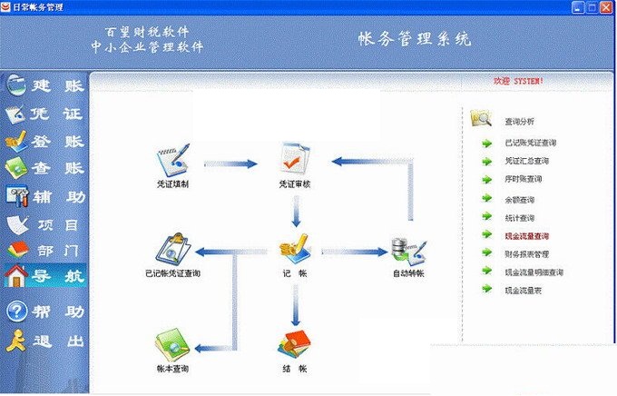 百望賬務(wù)管理系統(tǒng) v1.0 免費(fèi)版 0