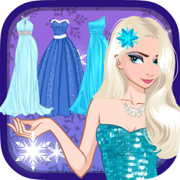 冰雪女王換裝化妝游戲