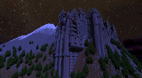 我的世界地圖十九世紀山頂城堡  0