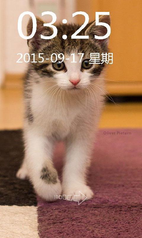 喵星人占領(lǐng)地球可愛(ài)鎖屏 v1.5 安卓版 0