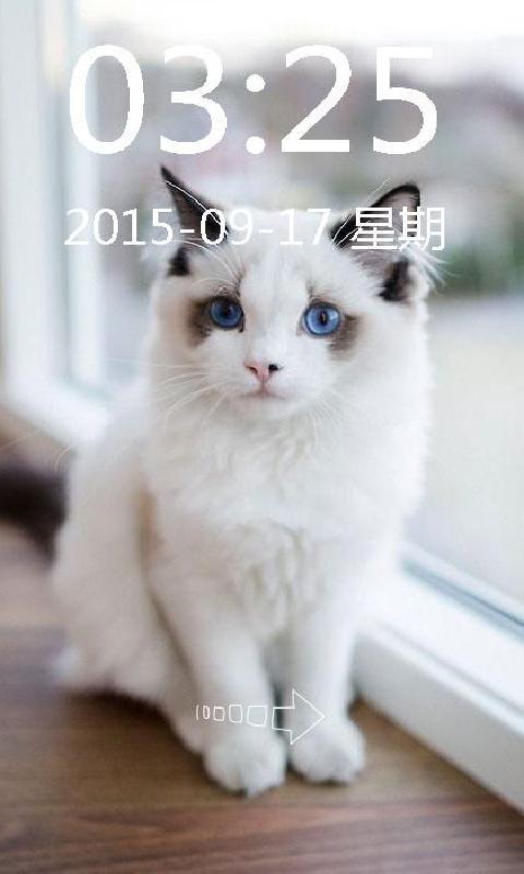 喵星人占領(lǐng)地球可愛(ài)鎖屏 v1.5 安卓版 3