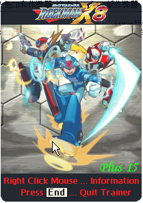 洛克人x8修改器 +12 v1.02 免CD版 0