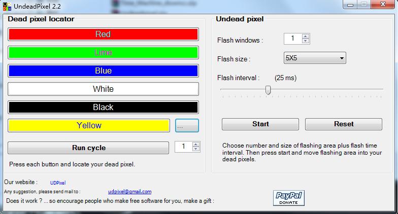 Undead pixel(屏幕亮點修復(fù)軟件) v2.2 綠色版 0