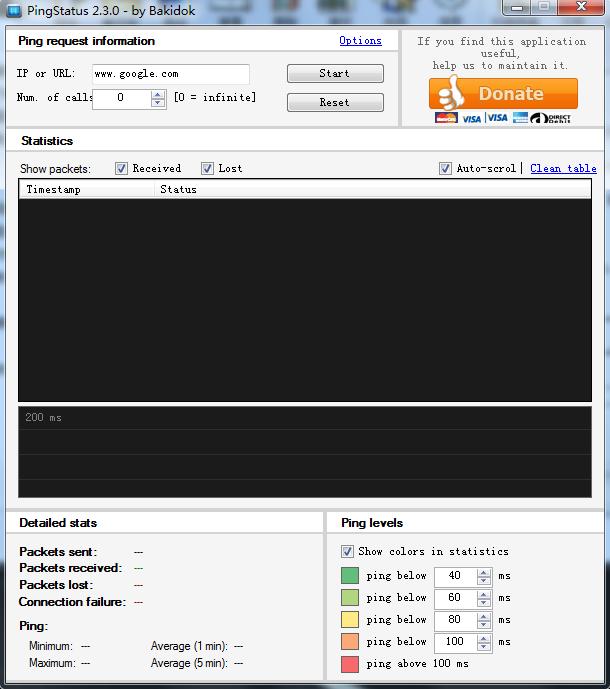 Ping命令工具(Ping Status) v2.3.0 單文件版 0