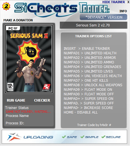 英雄薩姆2修改器 英雄薩姆2修改器免費(fèi)版