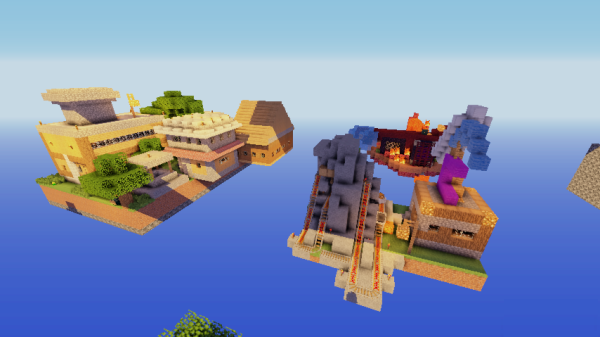 我的世界破碎的世界空島生存地圖存檔  0