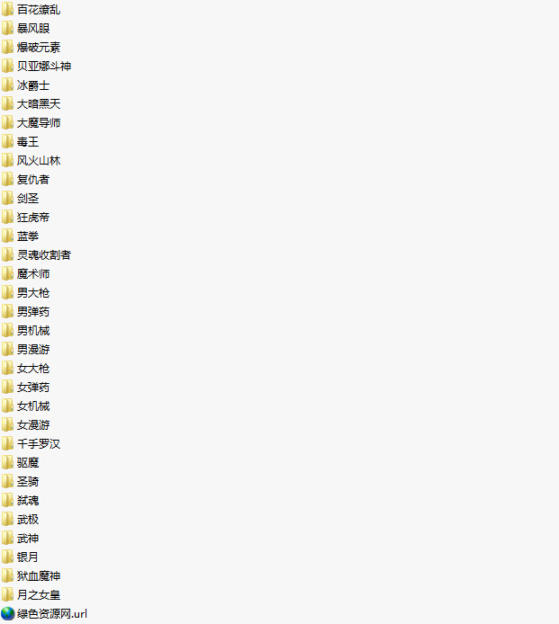 地下城與勇士DNF單機(jī)版全職業(yè)存檔  0