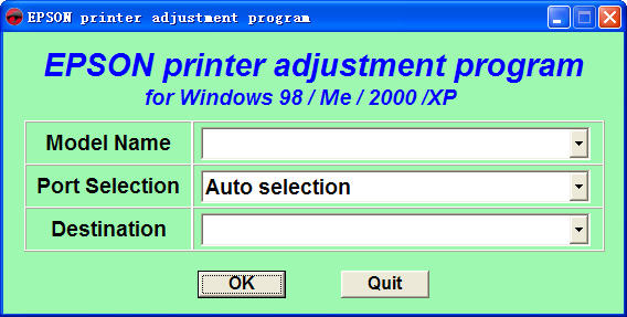 epsonl350清零軟件