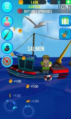 釣魚點(diǎn)擊者免費(fèi)版(Fishing Clicker) v1.0.0 安卓無限鉆石漢化版 1