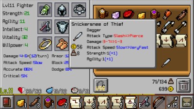 流氓傳奇中文修改版(Rogue Saga) v1.0.4 安卓無限生命版 2