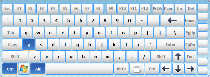 Hot Virtual Keyboard修改版((電腦虛擬鍵盤)) v8.3.8.0 綠色中文版 0