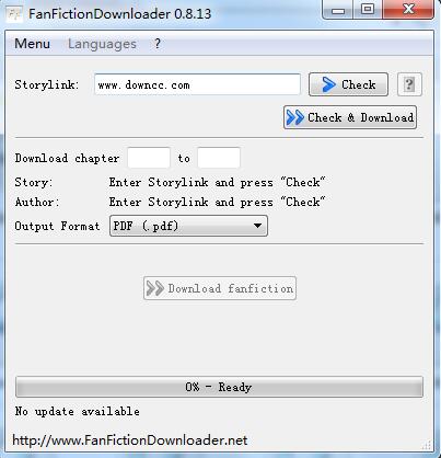 FanFiction小說下載器 v0.8.13 官方版 0