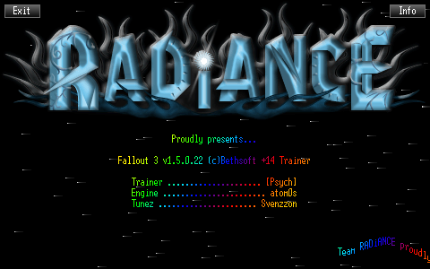 輻射3全版本修改器 +14 綠色版 0