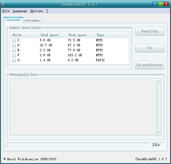 CheckDiskGUI最新版 v1.1.9 免費(fèi)版 0