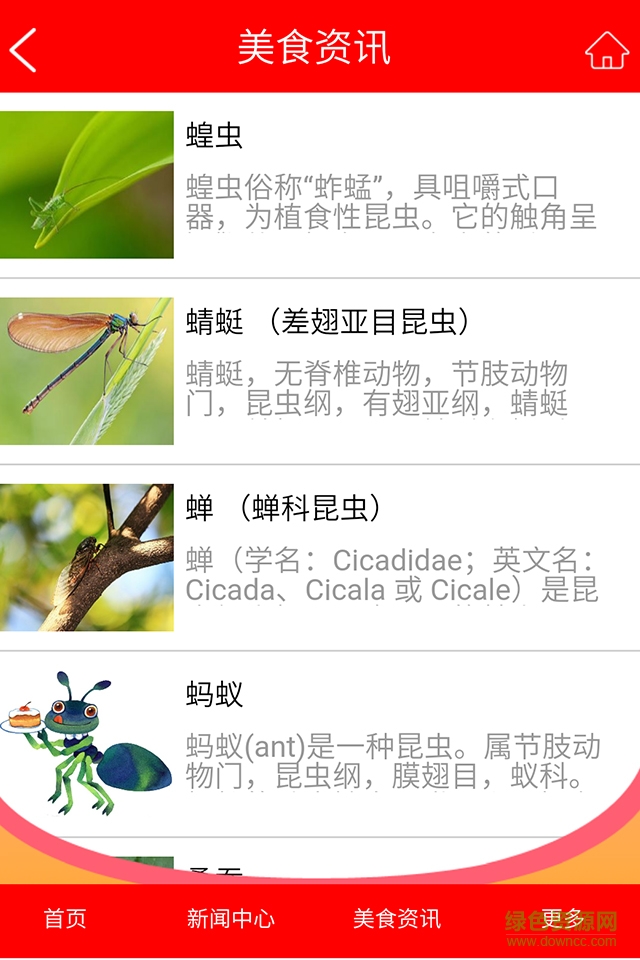 昆蟲食品手機(jī)版 v1.0 安卓版 2