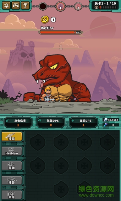 宇宙巨人希曼內(nèi)購修改版(He-Man Tappers of Grayskull) v3.2.1 安卓無限金幣鉆石版 1