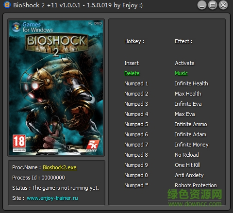 生化奇兵2重制版修改器下載