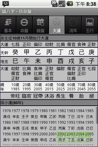 論八字排命盤 vC8W_20240828_2330 安卓版 0