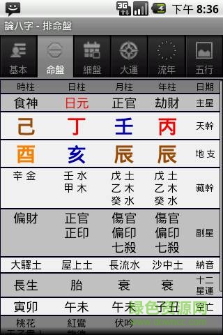 論八字排命盤 vC8W_20240828_2330 安卓版 2