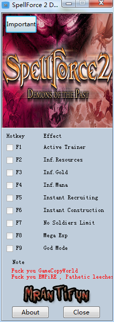 咒語力量2命運信仰八項修改器 v3.0 通用版 0