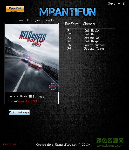 極品飛車18宿敵六項修改器 v3.0 綠色通用版 0