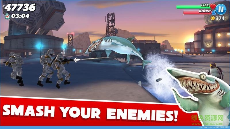 饑餓的鯊魚(yú)世界內(nèi)購(gòu)修改版 v3.5.0 安卓無(wú)限鉆石版 1