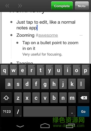 workflowyiPhone版 v1.6 ios越獄版 0