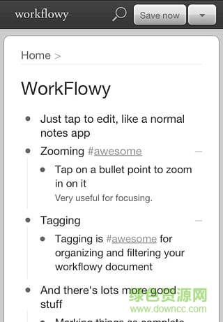 workflowyiPhone版 v1.6 ios越獄版 3