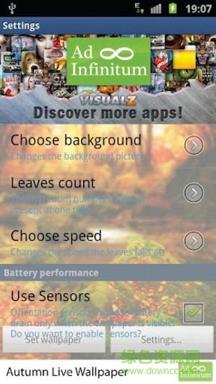金色秋天動(dòng)態(tài)壁紙客戶(hù)端(Autumn Live Wallpaper) v1.13 安卓版 0