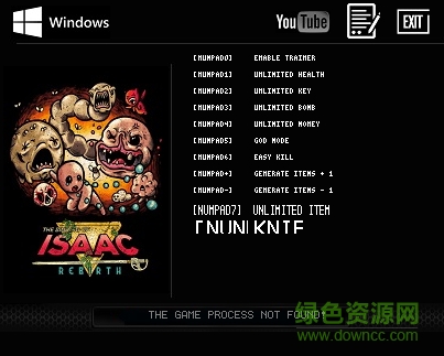 以撒的結(jié)合重生十項(xiàng)修改器 v1.0 綠色免費(fèi)版 0